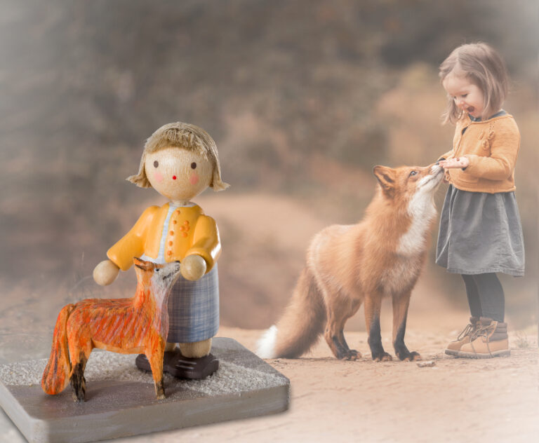 Mädchen mit Fuchs Edition 2022 FLADE